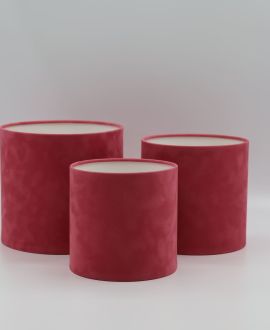 Коробки 3в1 MAX (21х19, 18х17, 16х15) Бархатный Коралл бархат