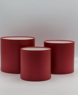 Коробки 3в1 MAX (21х19, 18х17, 16х15) Перламутр Рубин